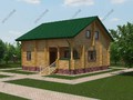 Проект деревянного дома под ключ 9х9: доставка, сборка