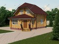 Проект дома из лафета 7х9 заказать проект в Москве 